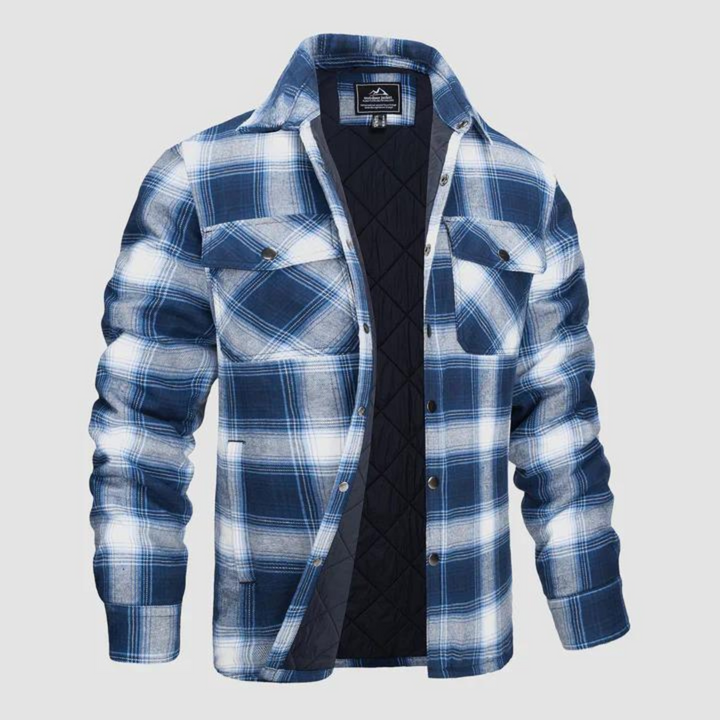 Amarae | Men's checked flannel shirts with warm lining