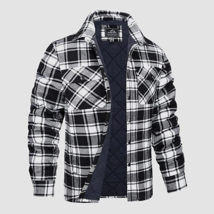 Amarae | Men's checked flannel shirts with warm lining