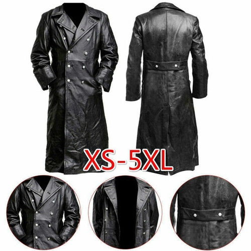 Amarae | Long Leather Coat