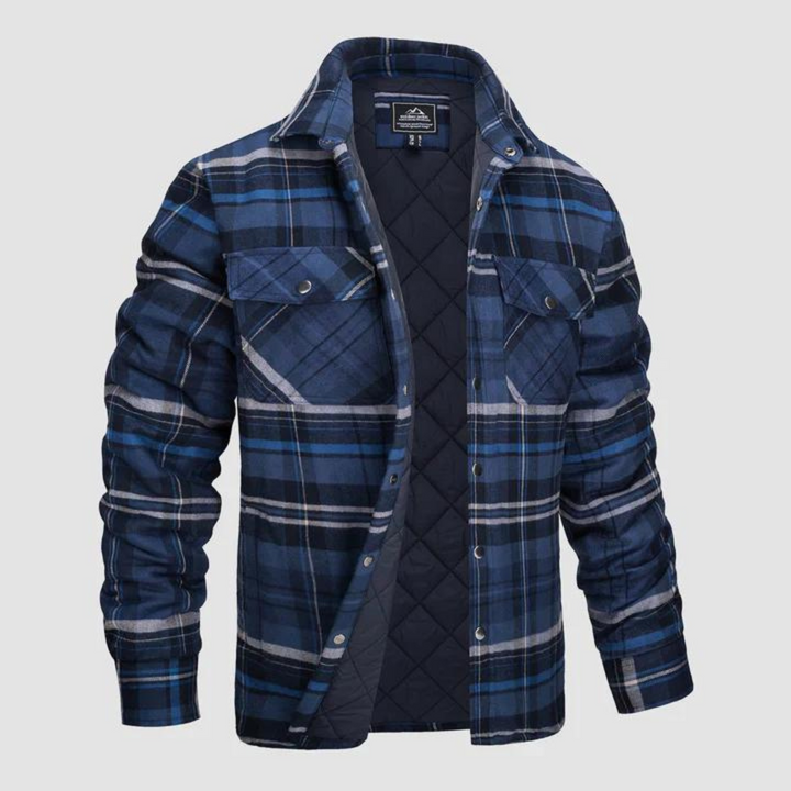Amarae | Men's checked flannel shirts with warm lining