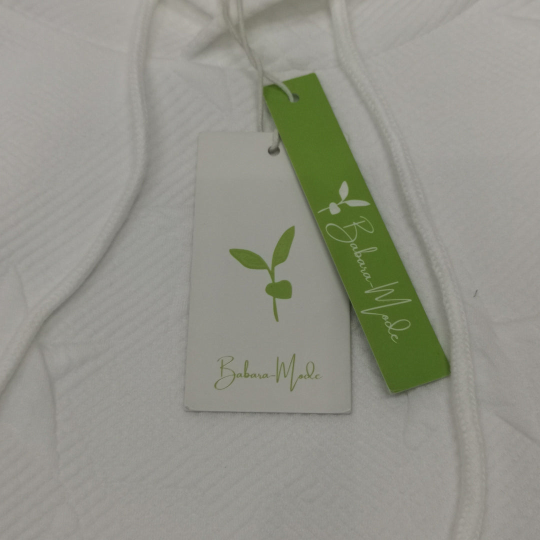 Amarae | Plain white long sleeve sweatshirt