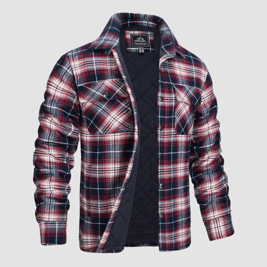 Amarae | Men's checked flannel shirts with warm lining