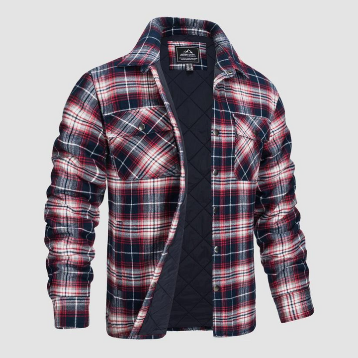 Amarae | Men's checked flannel shirts with warm lining