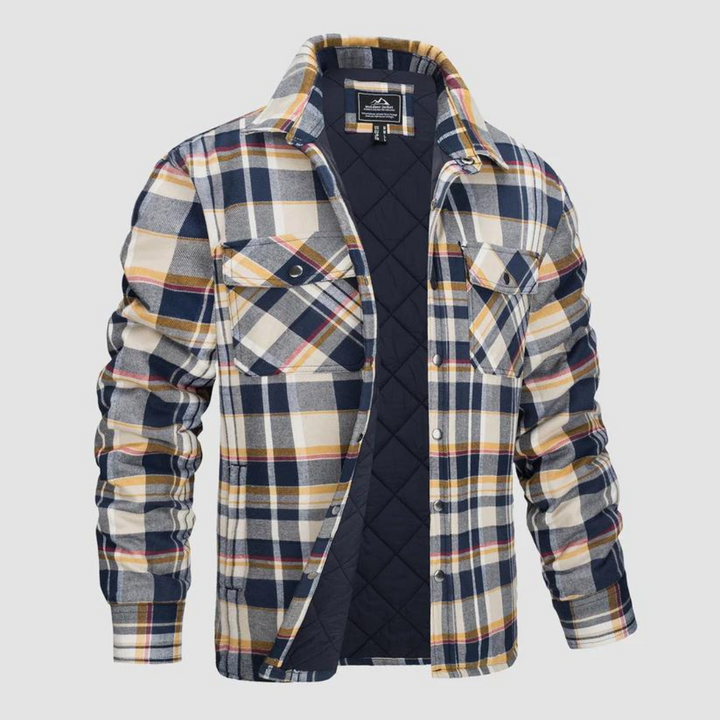 Amarae | Men's checked flannel shirts with warm lining
