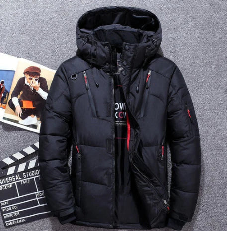 Amarae | Down Jacket Water Resistant Hooded Padded Zipper Pockets Regular Fit