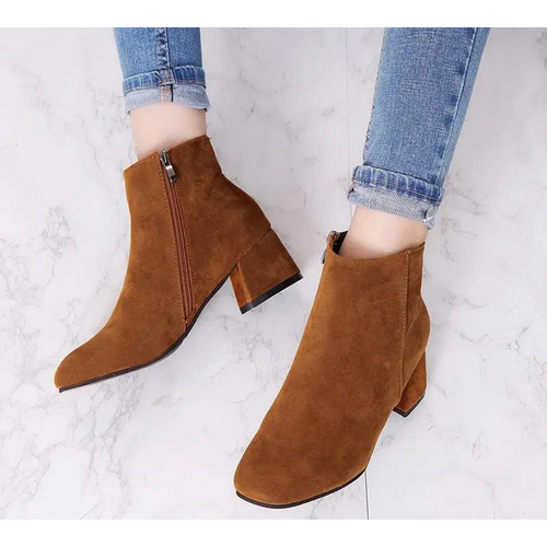 Amarae | Modern Wild Ankle Boots with Comfortable Heel Women's Ankle Boots