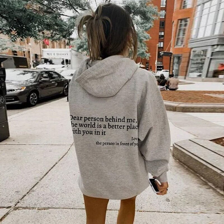 Lune London | "Dear Person Behind Me" Hoodie