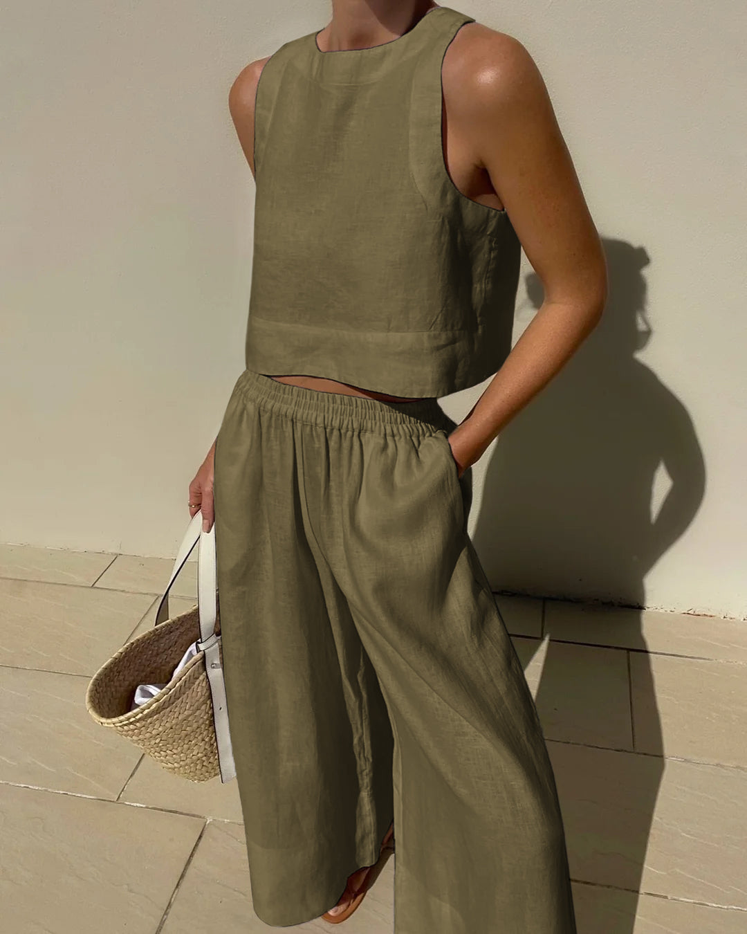 Amarae | Two-piece linen set