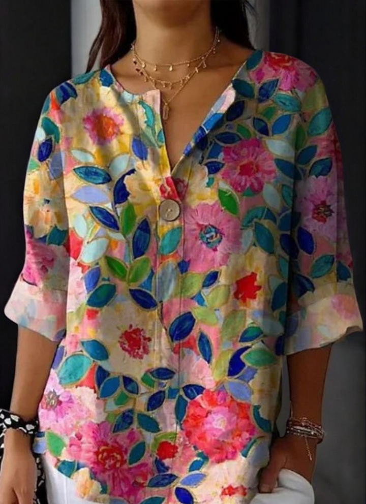 Amarae | Elegant Flower Blouse