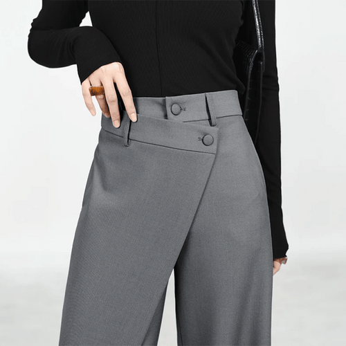Amarae | Wide pants - Asymmetrical & luxurious wide pants by Isabella Vionnet