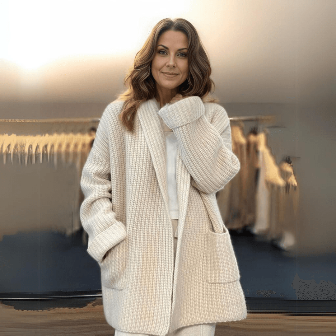 Amarae | Soft knit coat for women