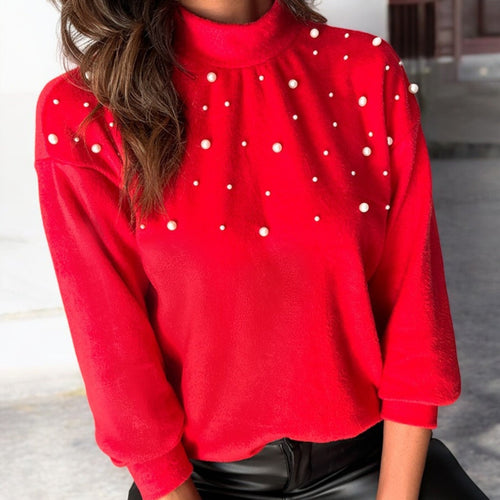 Amarae | Women's Sweater with Pearl Embellishment