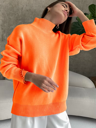 Amarae | Oversized Casual Turtleneck Sweater
