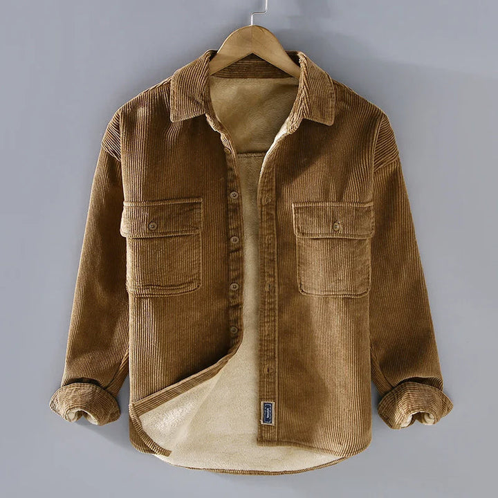 Lune London | Cord Shirt Casual Long Sleeved Pockets