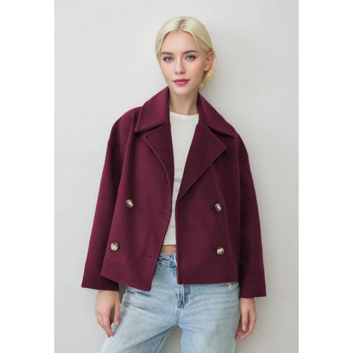 Lune London | Jacket Short Double-Breasted Stylish Outerwear