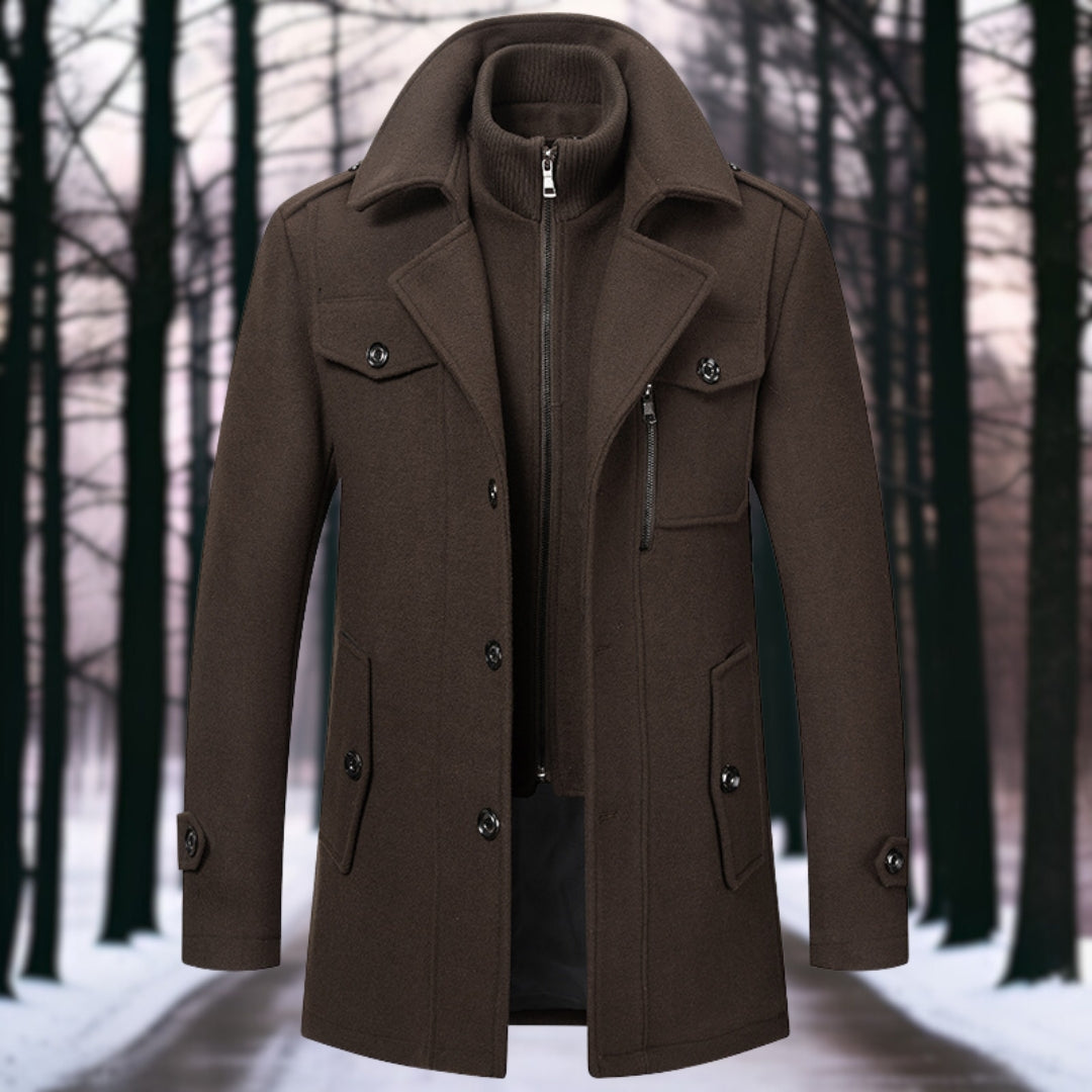 Amarae | High-Quality Wool Coat for Business Travelers