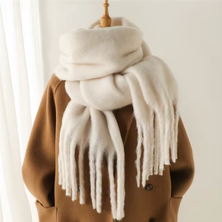 Women’s Pashmina Winter Scarf with Fringes – Warm & Elegant | Lune London