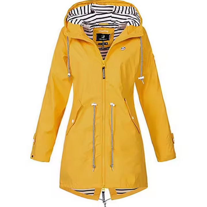 Waterproof coat with hood