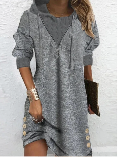 Amarae | Hoodie Dress Regular Fit Comfortable and Casual for Everyday Use