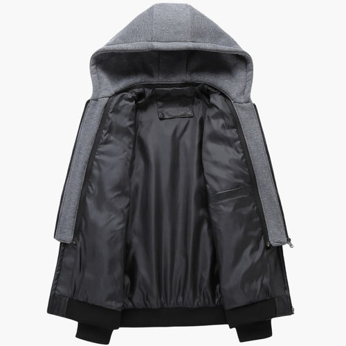 Amarae | Stylish Bomber Jacket with Hood for Men
