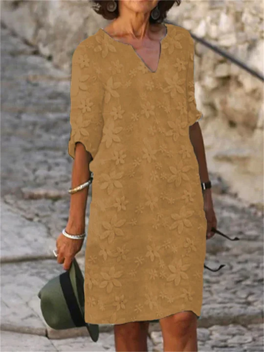 Lune London | Summer dresses made of cotton and linen with floral pattern