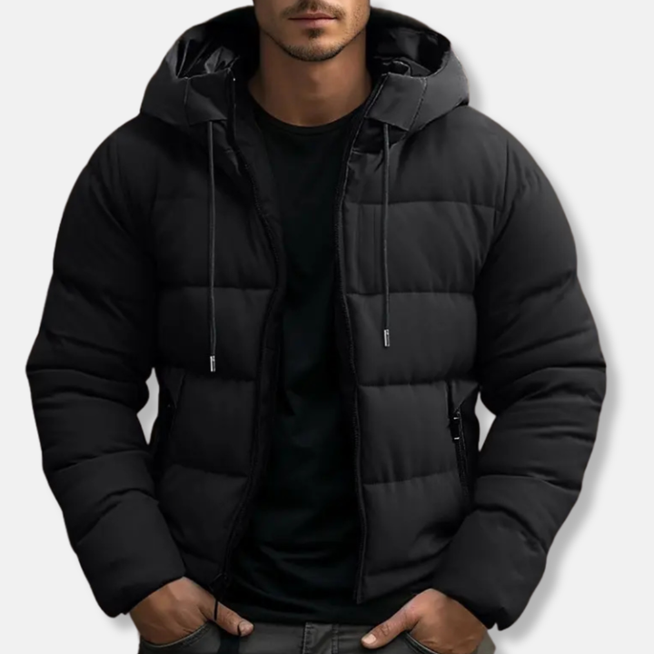 Amarae | Hooded puffer jacket - Padded jacket with zipper