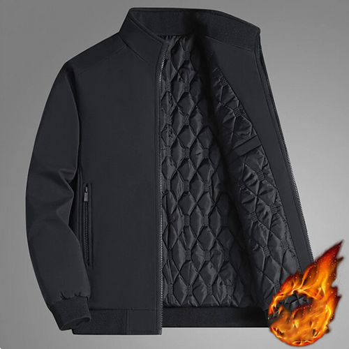 Amarae | Colorful winter coat with high collar for men - Stylish
