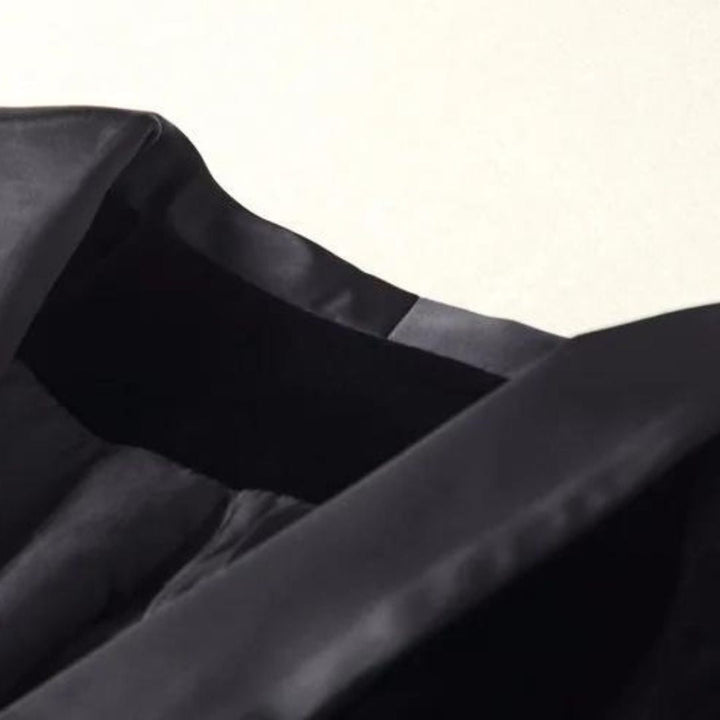 Lune London | Velvet Smoking jacket with satin lapels