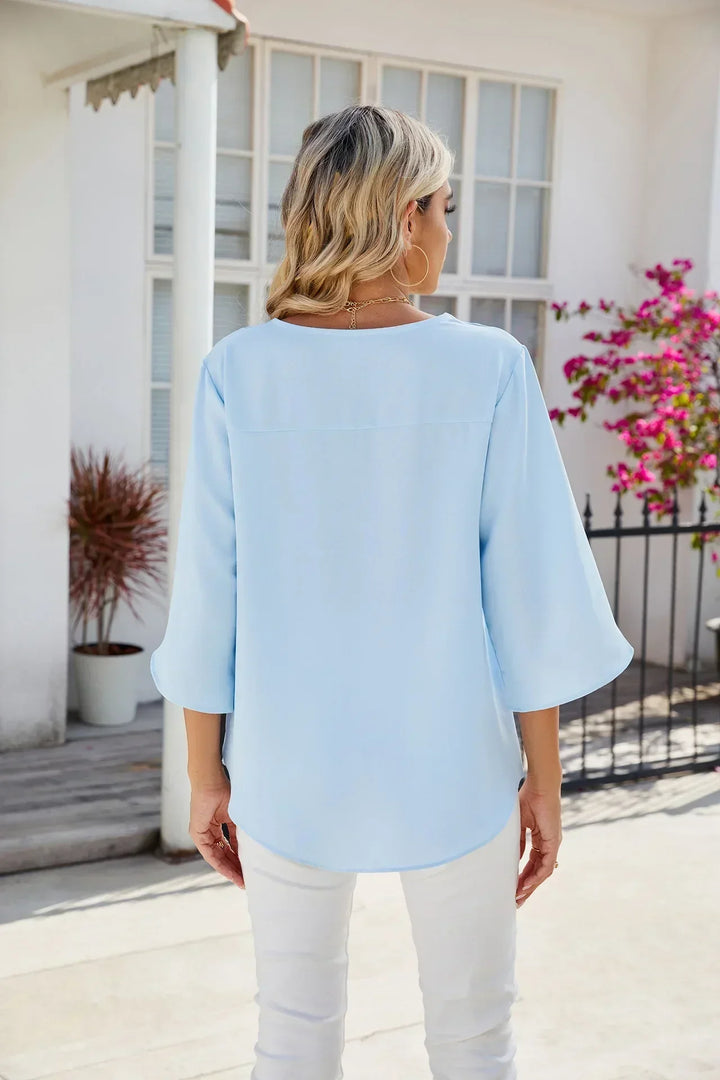 Lune London | Unique Blouse with V-Neck