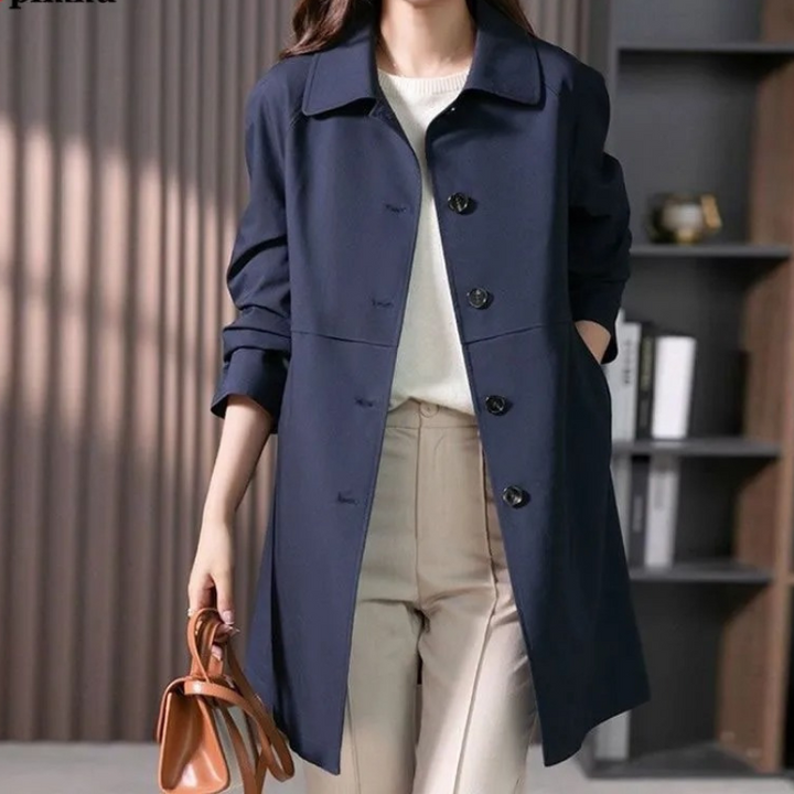 Lune London | Classic Trench Coat Women, Simply Tied, Tailored Women's Coat