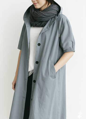 Amarae | Hooded Trench Coat