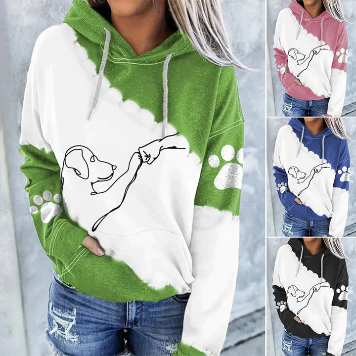 Lune London | Casual trendy hoodie with dog print