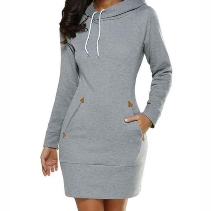 Amarae | Casual hoodie sweat dress with pockets