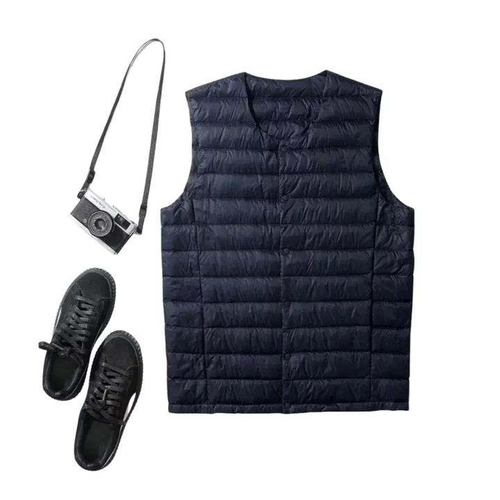 Amarae | Ultralight and warm sleeveless down vest for men - Autumn/Winter