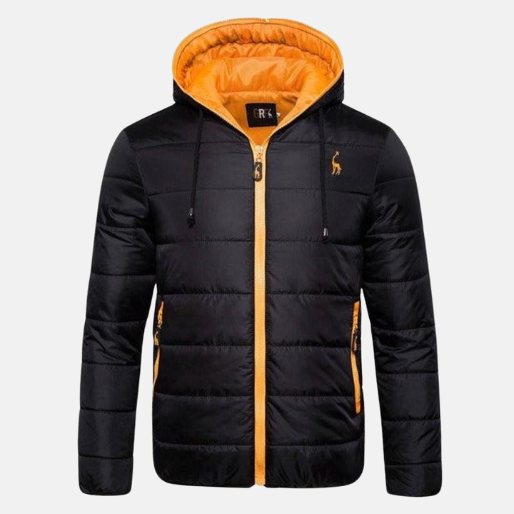 Amarae | Down jacket - regular fit - hood with drawstring - water-repellent - zipper closure