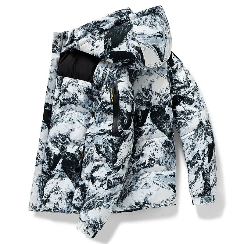 Chic Und Stil | Men's Down Jacket with Hood
