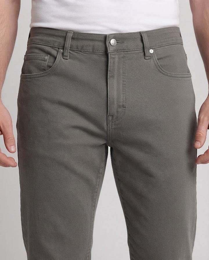 Men's Wide Five-Pocket Denim Pants in Wide-Leg Cut with Loose Fit Amarae