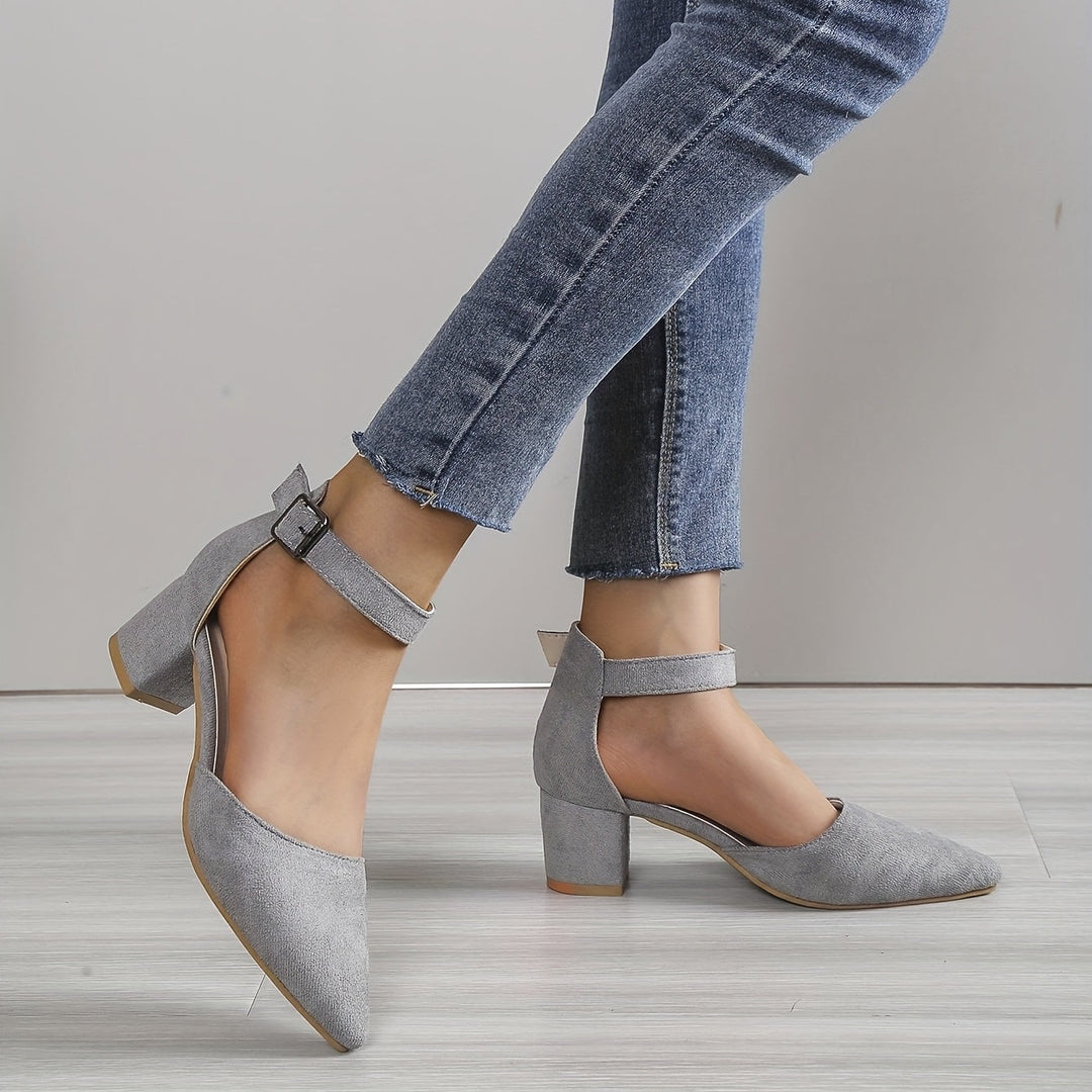 Lune London | Women's Sandals with Block Heel Lace-Up with Ankle Strap Elegant