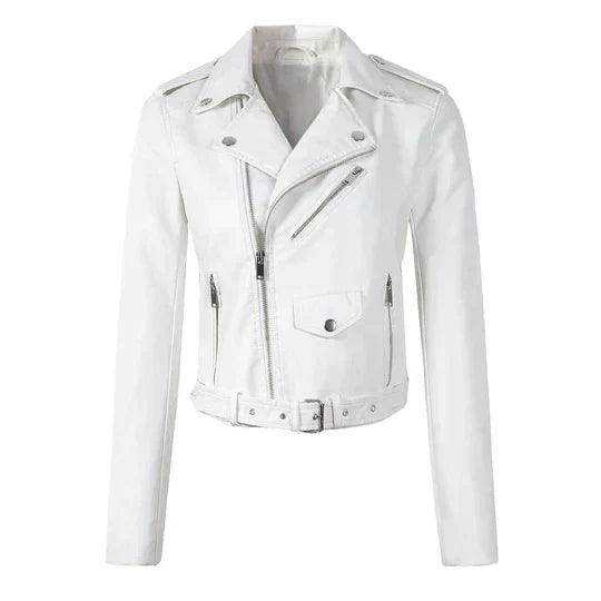 Chic Und Stil | Elegant Premium Leather Jacket for Women Luxury and Style