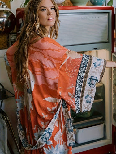 Amarae | Fashionable Kimono with Floral Print
