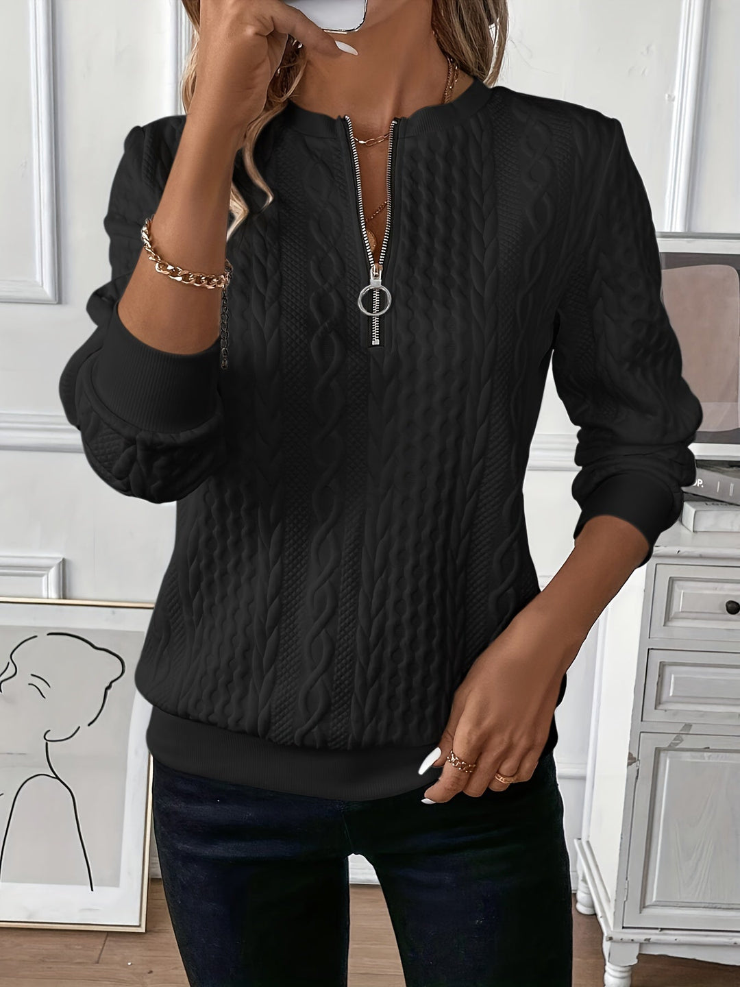 Chic Und Stil | Elegant Stylish Knitted Sweater