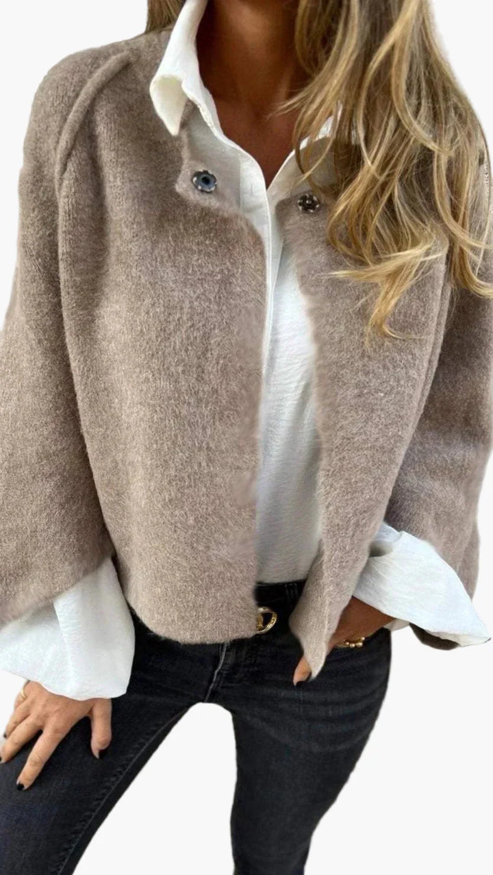 Amarae | Celeste coat - Elegant short jacket style for work and everyday