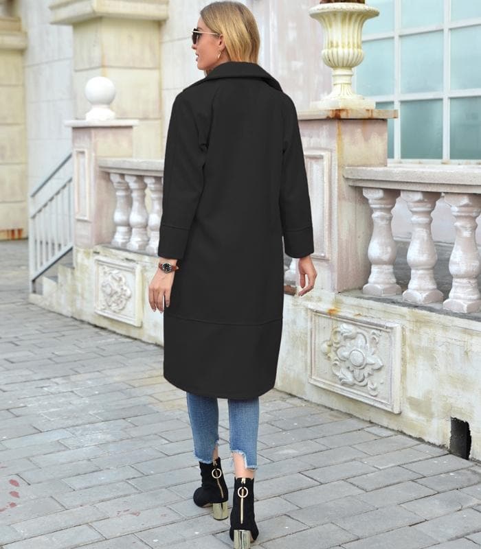 Lune London | Coat - Wool blend - Double-breasted - Knee length - Elegant tailored fit