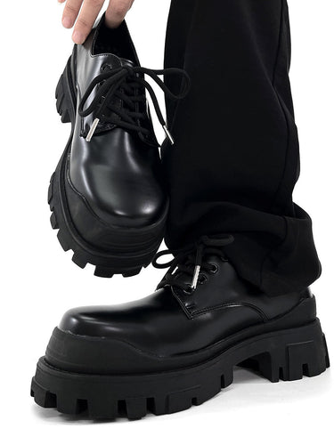 Amarae | Modern Leather Shoes with Thick Sole