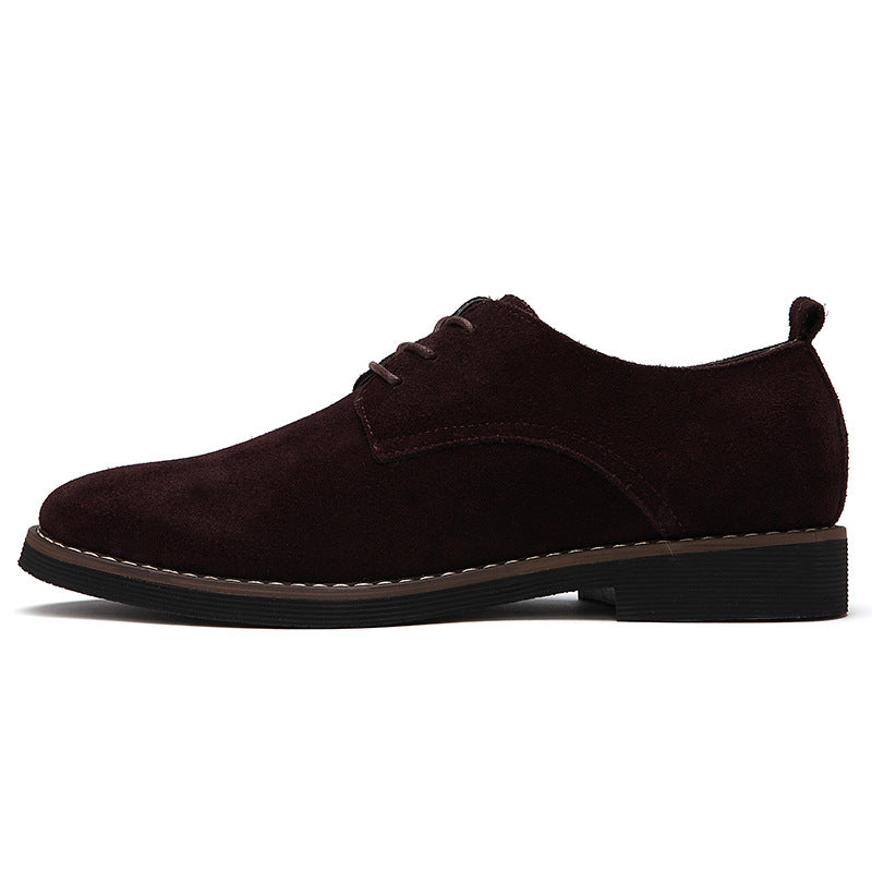 Men's Suede Classic Lace-Up Shoes Lune London