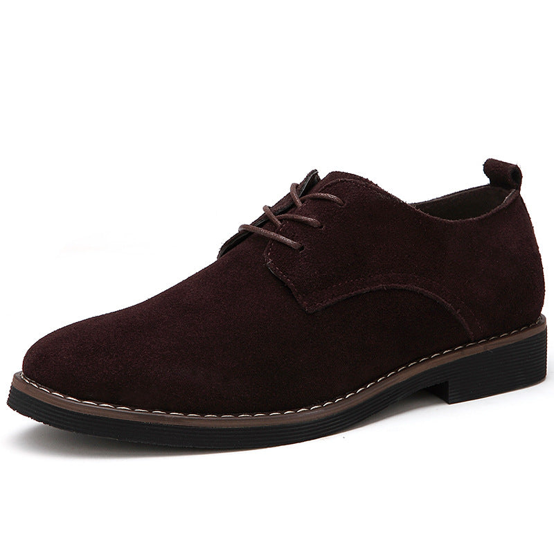 Men's Suede Classic Lace-Up Shoes Lune London
