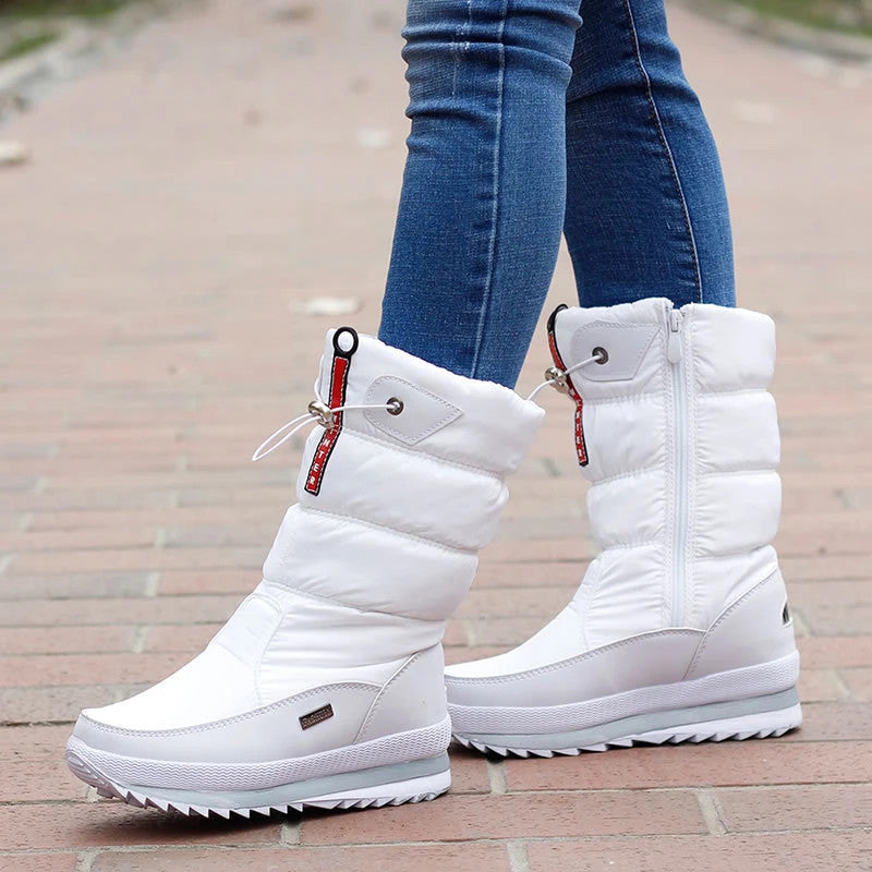 Chic Und Stil | Waterproof Non-Slip Winter Boots for Women