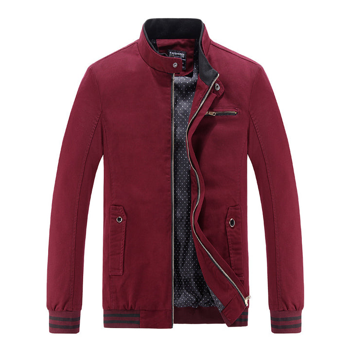 Trendy utility jacket for men with high collar and pockets Lune London