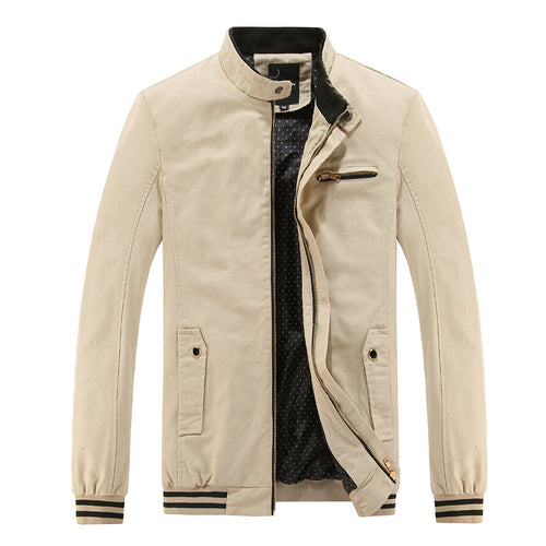 Trendy utility jacket for men with high collar and pockets Amarae