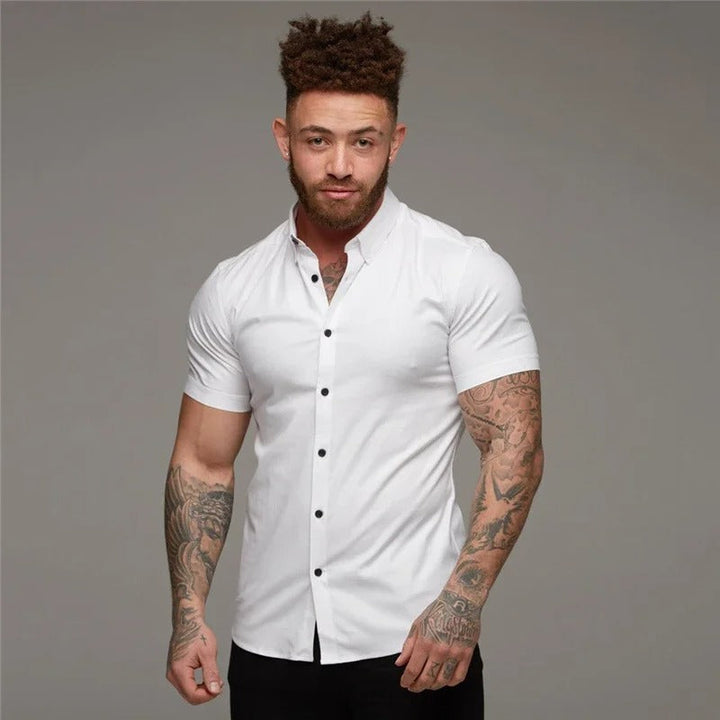 Amarae | Black Lightweight Business Men's Shirt